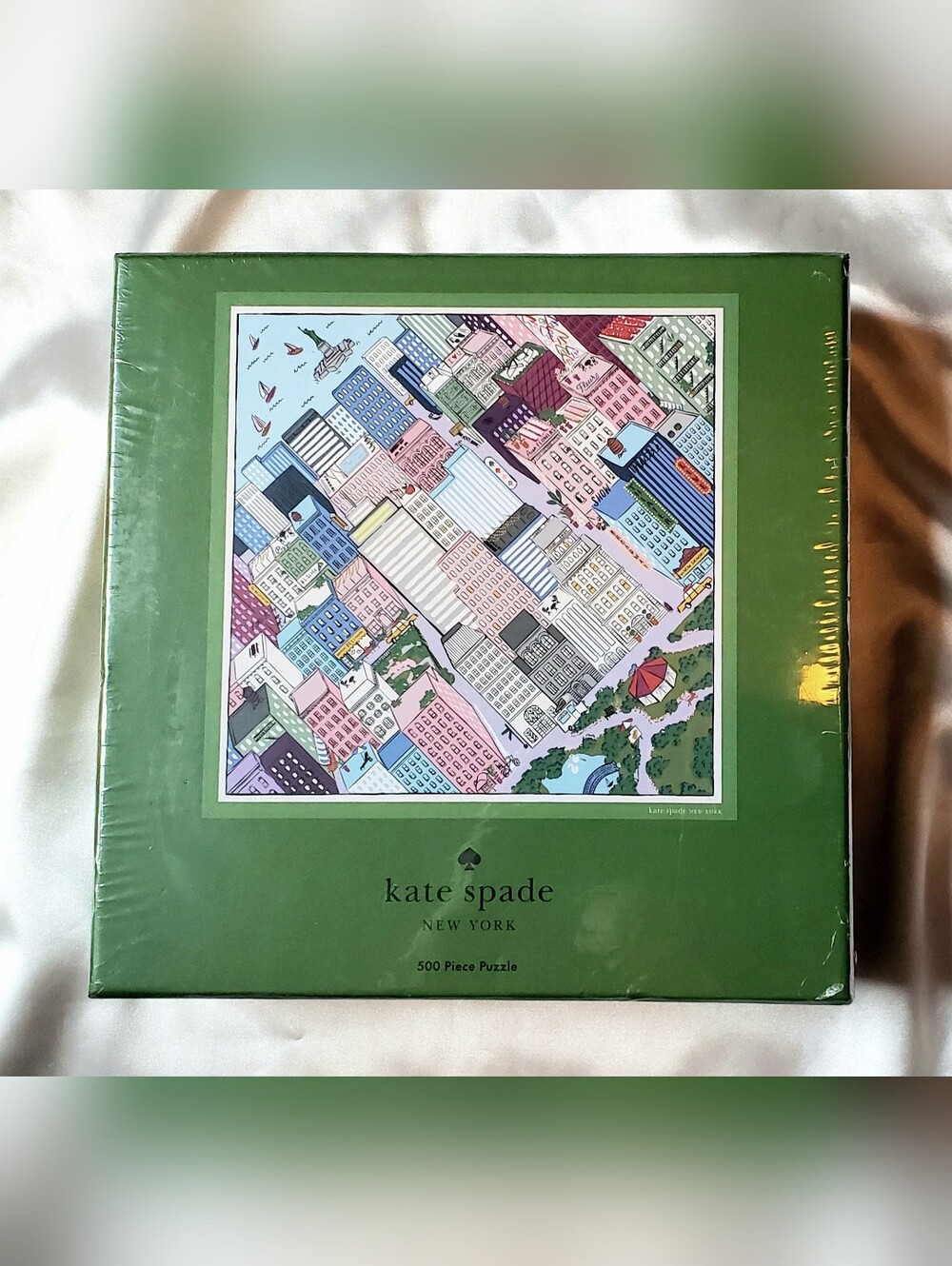 Kate Spade New York Manhattan Aerial NYC Map Puzzle (500 pieces) NEW SEALED